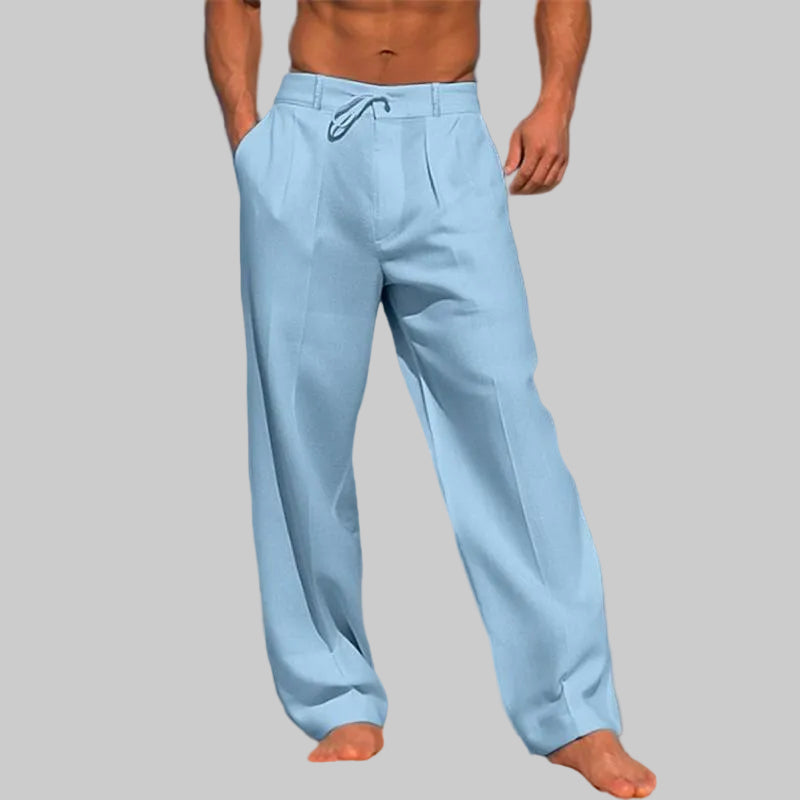 Darko | Mantente fresco con estilo – pantalones ligeros de lino Darko para looks cómodos de verano
