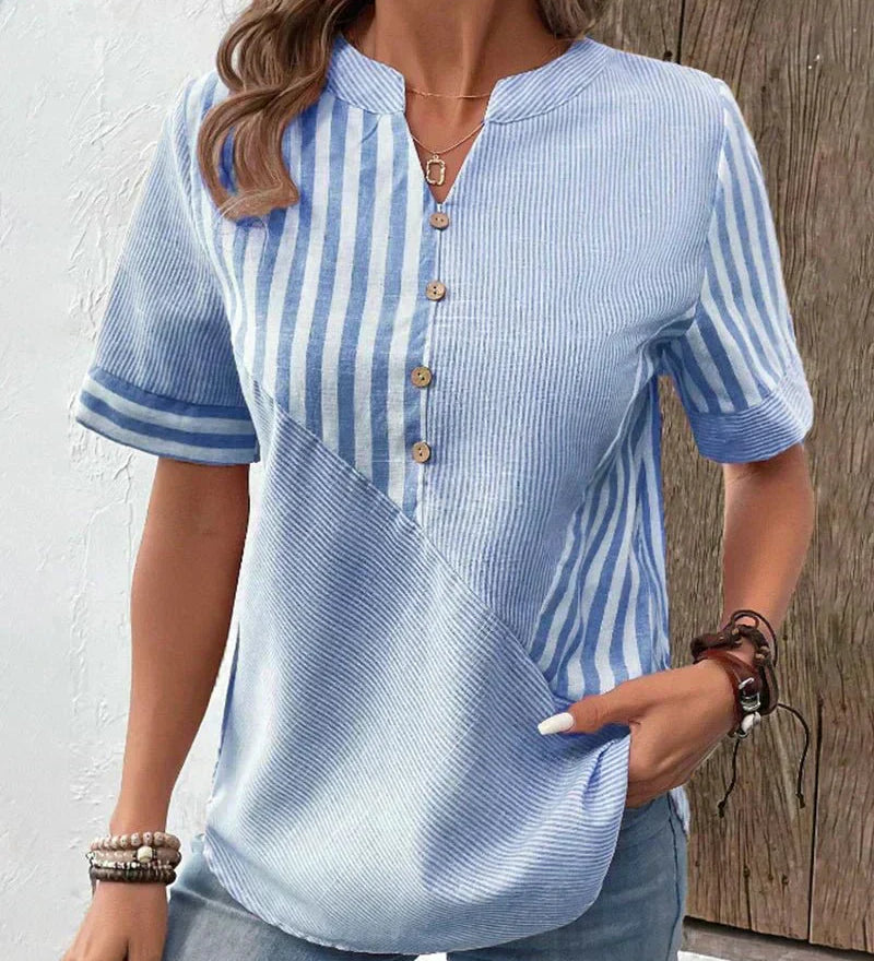 Monroe | Blusa de Rayas Suaves