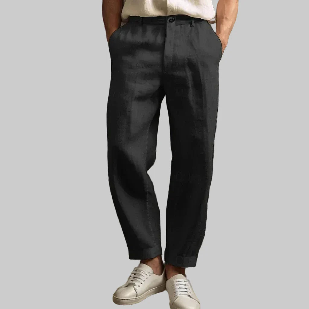 Dragutin | Comodidad y estilo incomparables con pantalones de lino y algodón