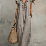 Camélia | Vestido Largo Bohemio Fluido