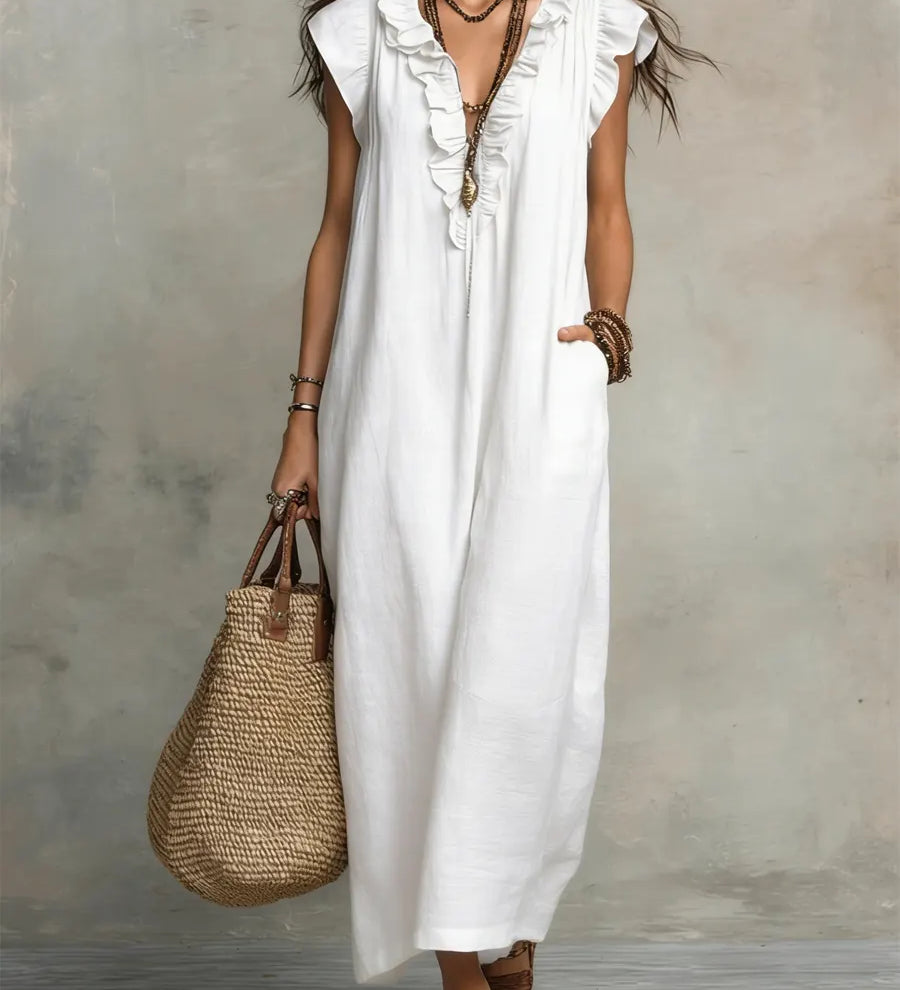 Camélia | Vestido Largo Bohemio Fluido
