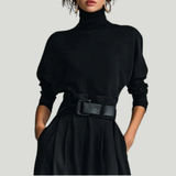 Juliet | Conjunto de suéter de cuello alto y pantalón recto