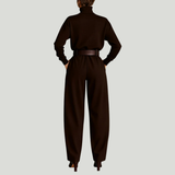 Juliet | Conjunto de suéter de cuello alto y pantalón recto
