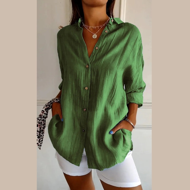 Feodora | Camisa Clásica de Solapa Simple