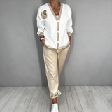 Ayesha | Conjunto de Cárdigan Elegante de Dos Piezas