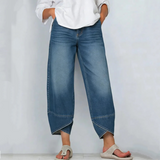 Aurea | Jeans Cortos de Pierna Ancha Casual