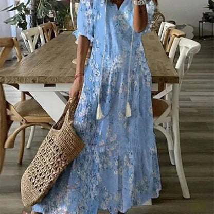 Guiomar | Vestido Midi de Estilo Boho Sin Esfuerzo