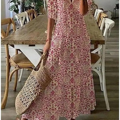 Guiomar | Vestido Midi de Estilo Boho Sin Esfuerzo