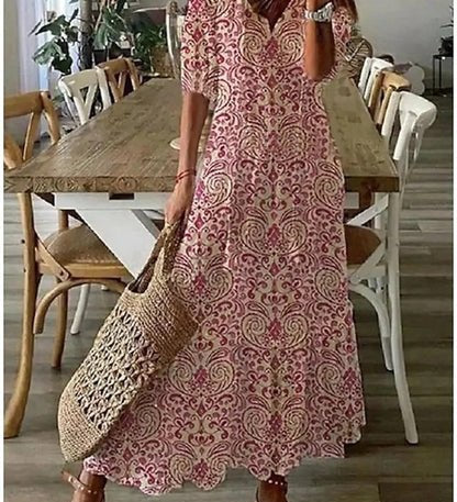 Guiomar | Vestido Midi de Estilo Boho Sin Esfuerzo