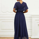 Brisa | Vestido Helena Midi Formal con Escote en V